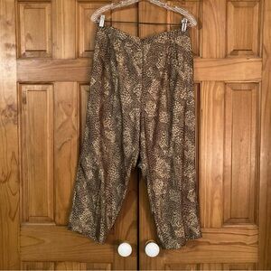 NWOT Vintage Unbranded Lightweight Capri Pants Size 14P
